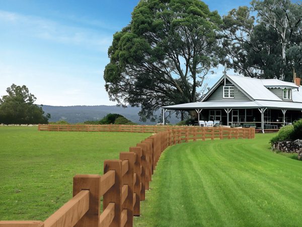 3 Rail - Spotted Gum - Acreline Timber Fencing